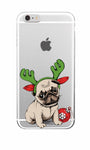 Reindeer Pug Phone Case (iPhone Only)