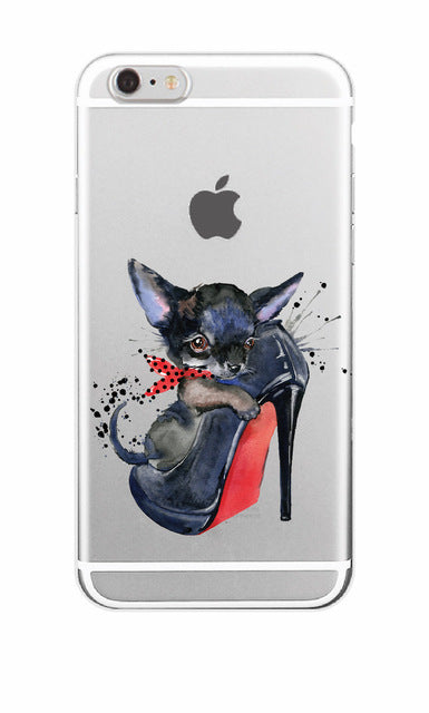 Red Bottom Pup Phone Case