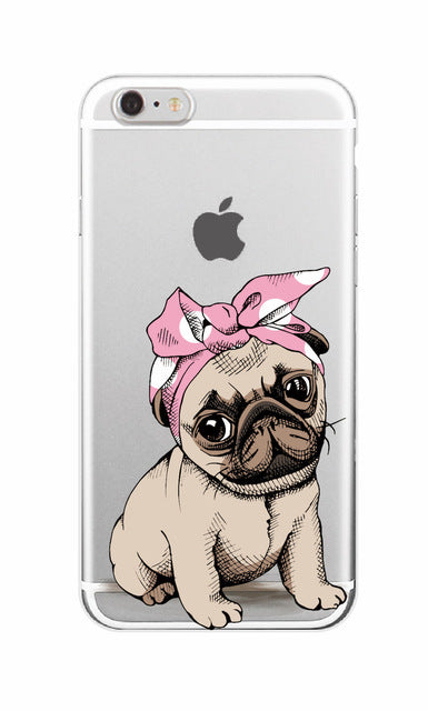 French Bulldog With Pink Bandana (Phone Case)